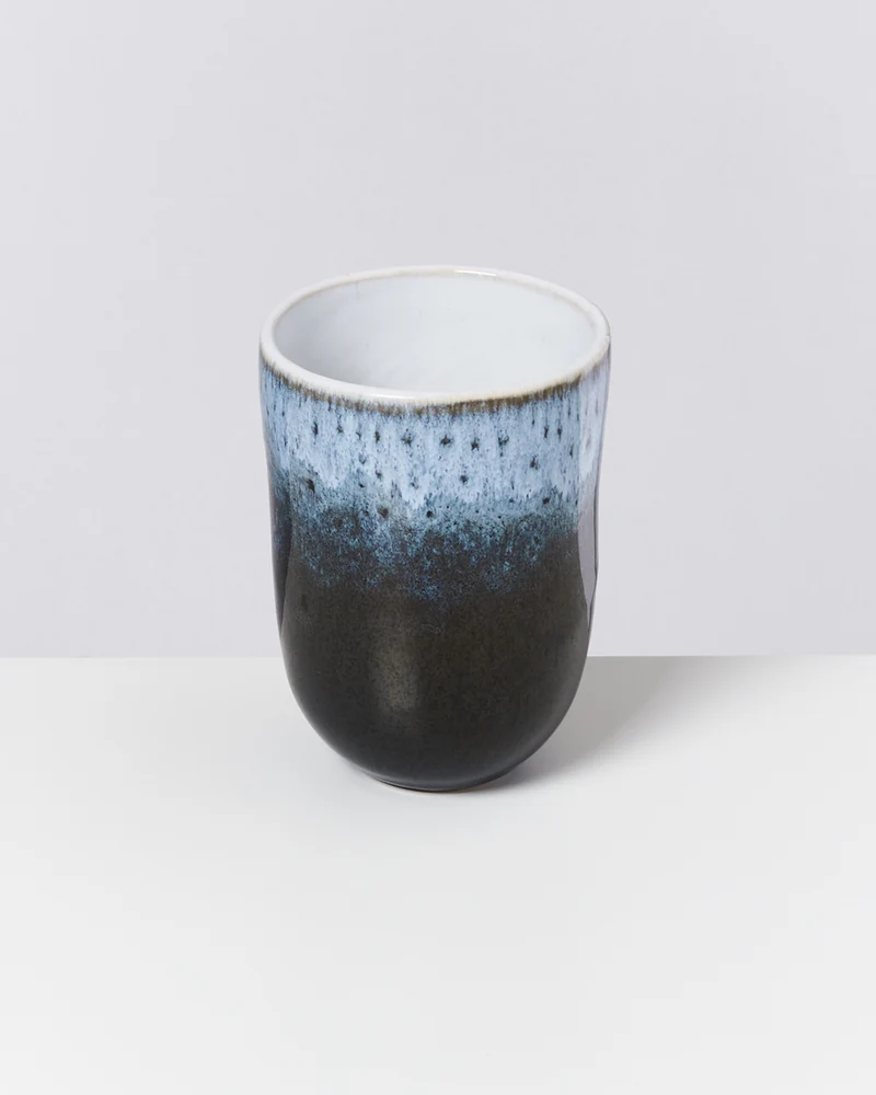 Alcachofra Becher groß schwarzblau 4er-Set