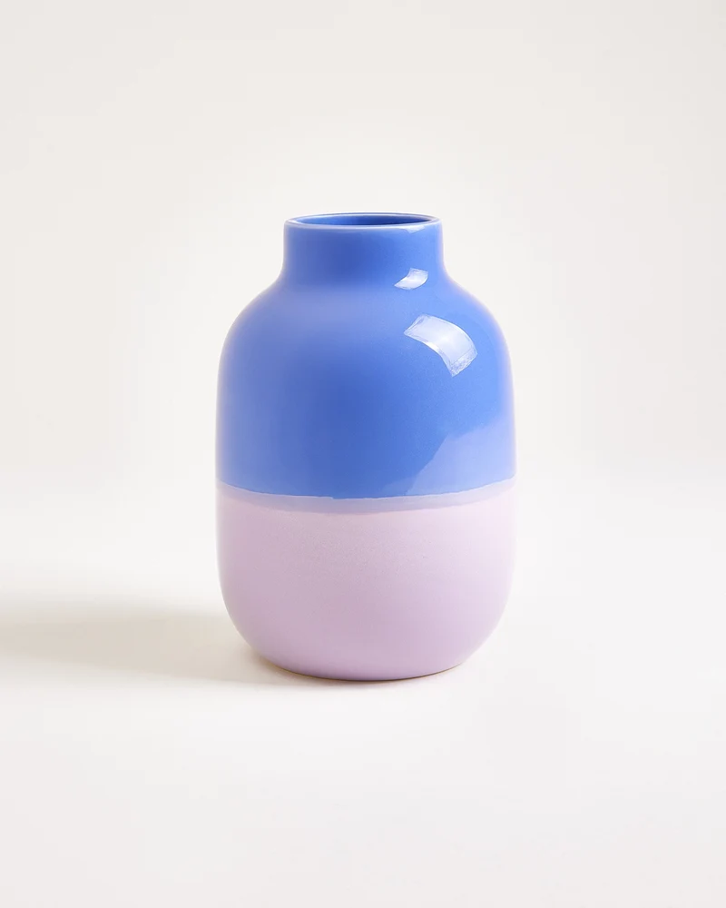Nuno Vase M cornflower lila