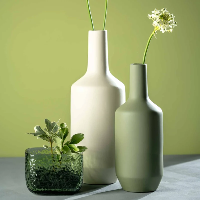 Vase MARTELLO 13 cm grün
