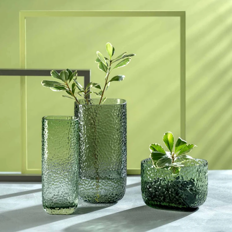 Vase MARTELLO 13 cm grün