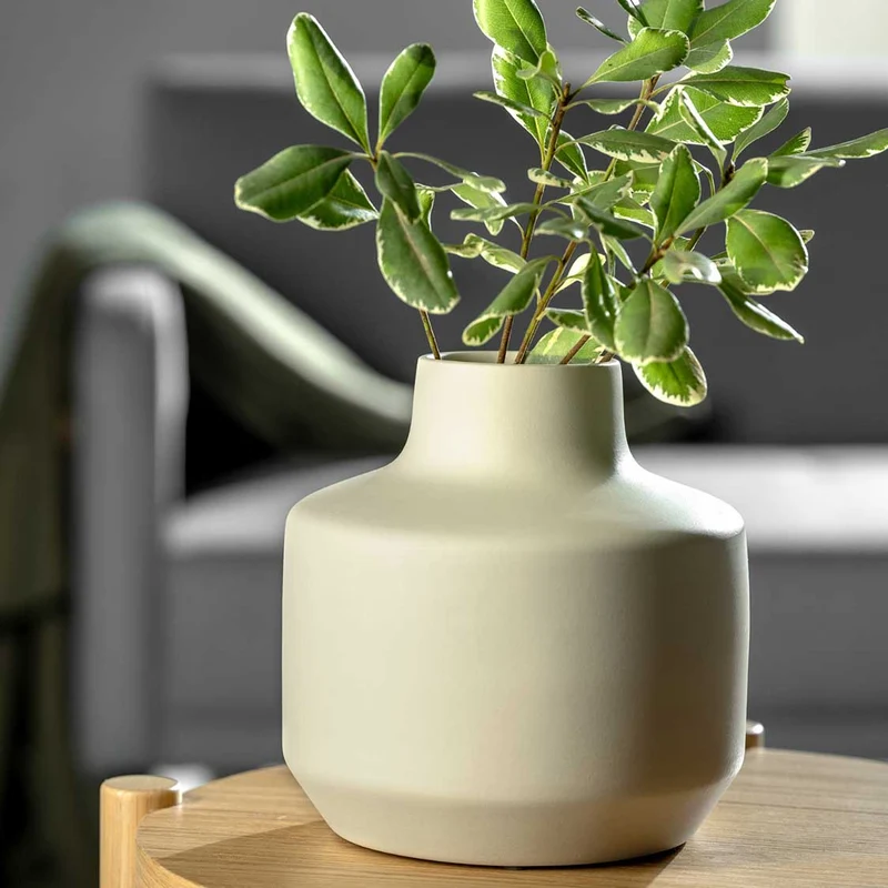 Keramikvase MILANO 22 cm creme