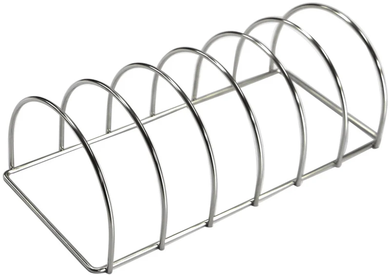 Keij Kamado BBQ Sparerib Rack Large - Edelstahl - für 6 Spareribs
