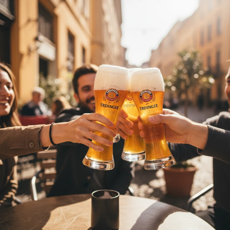 Erdinger Biergläser Weizen 500 ml - 4 Stück