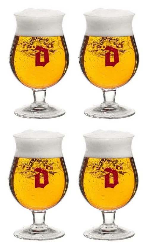 Duvel Biergläser 330 ml - 4 Stück