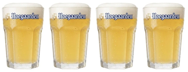 Hoegaarden Biergläser Weißbier 330 ml - 4 Stück