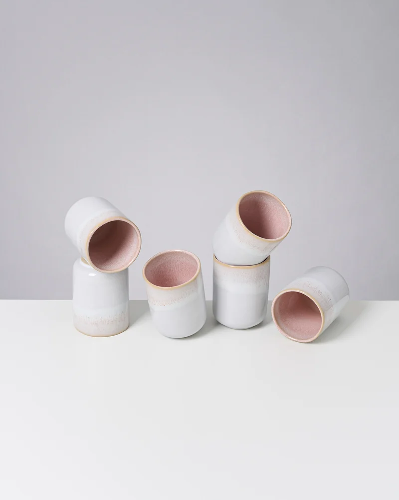 Melides Becher groß rosé 6er-Set