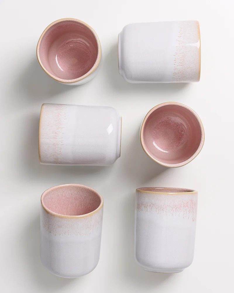 Melides Becher groß rosé 6er-Set