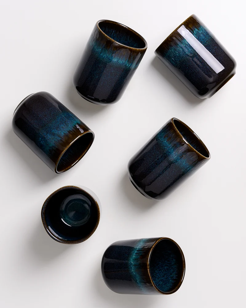 Melides Becher groß oceanblue 6er-Set