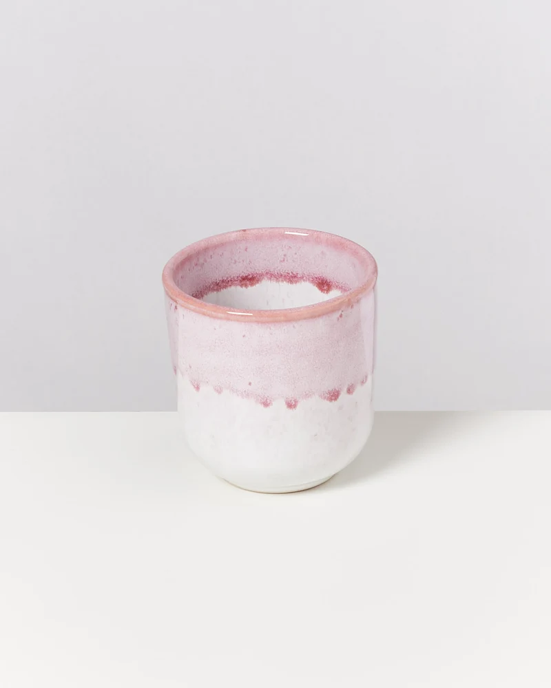 Copa Alto Becher klein rosa weiß 6er-Set