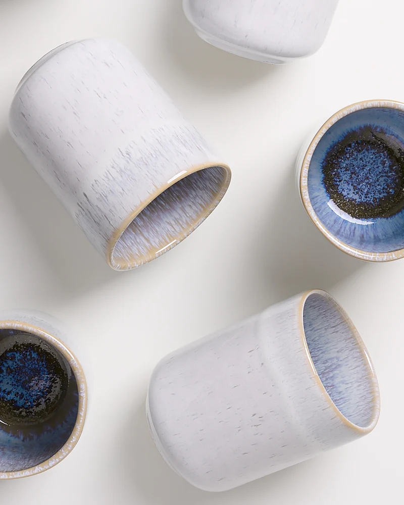 Melides Becher groß stoneblue 4er-Set