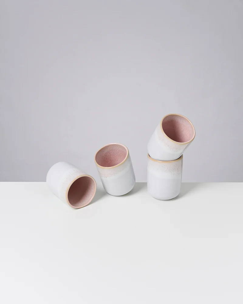 Melides Becher groß rosé 4er-Set