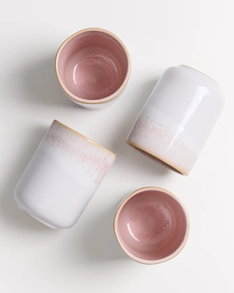 Melides Becher groß rosé 4er-Set