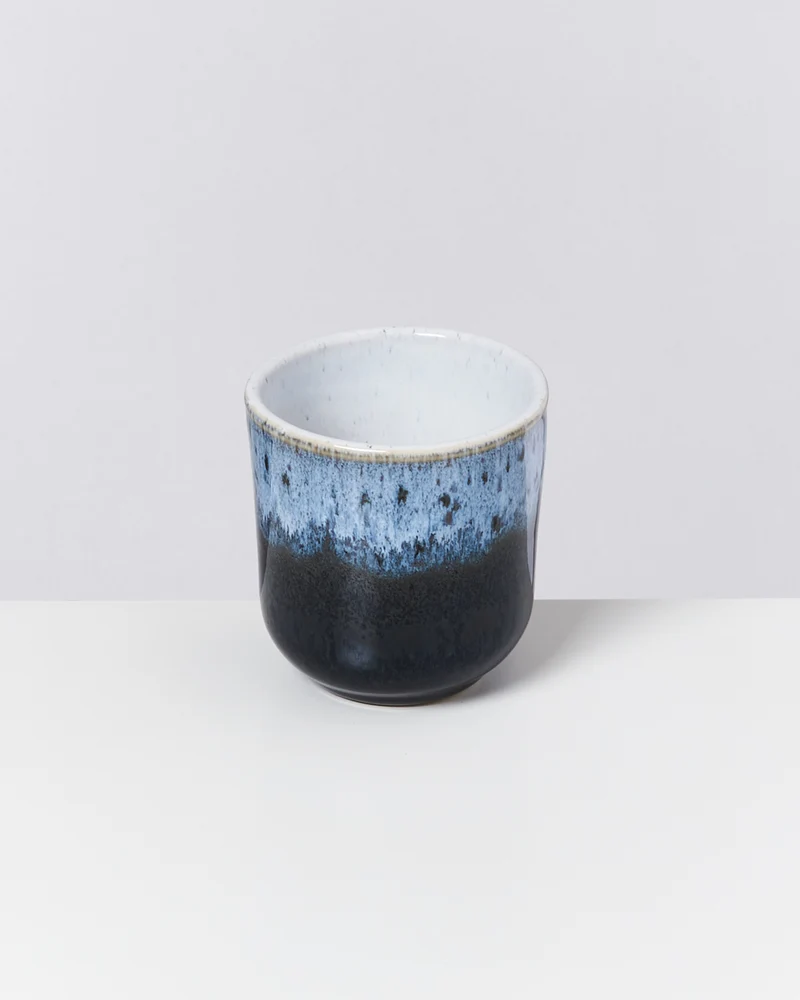 Alcachofra Becher klein schwarzblau 4er-Set