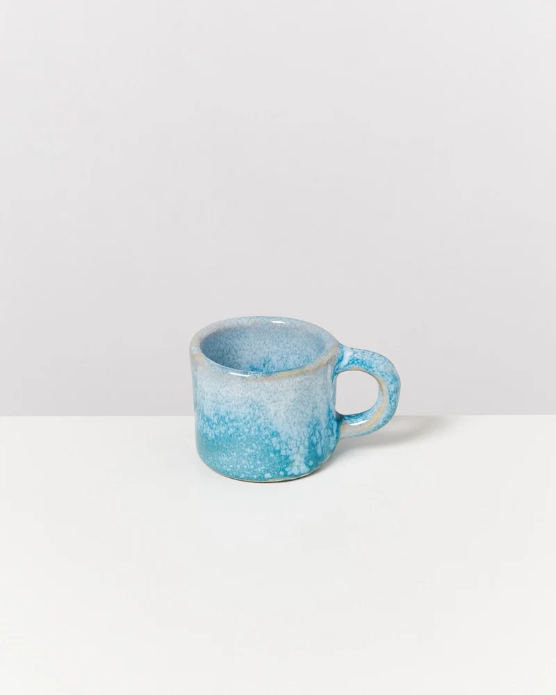 Cordoama Espressotasse modern aqua 6er-Set