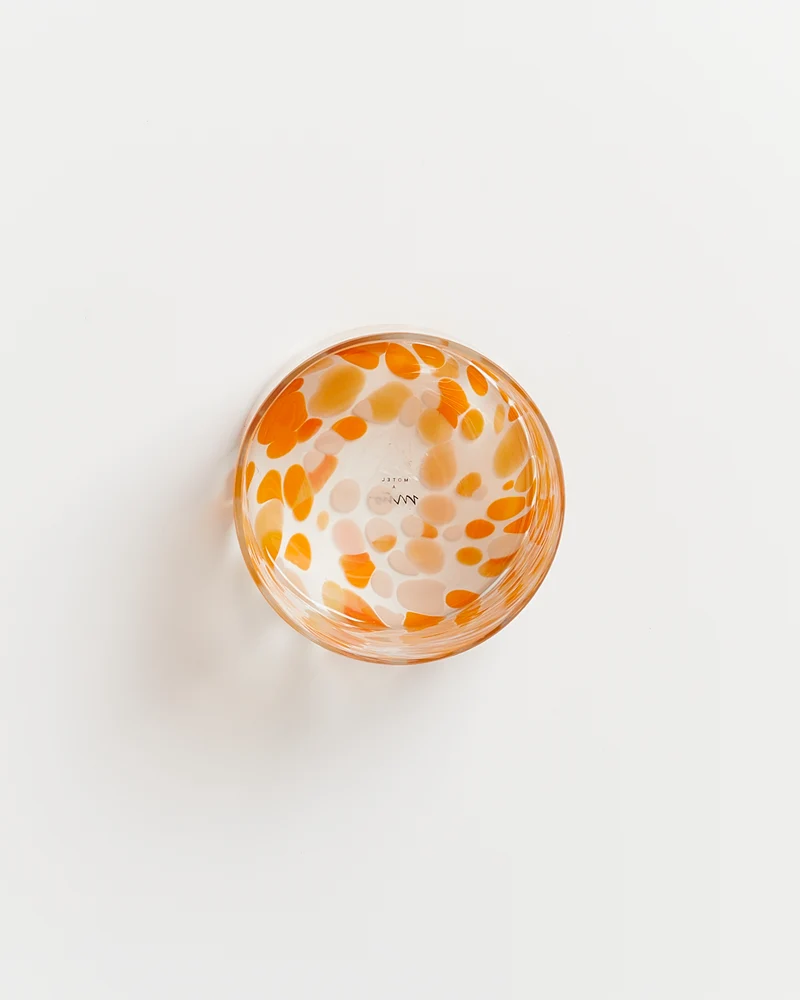 Joia Glas klein drops orange