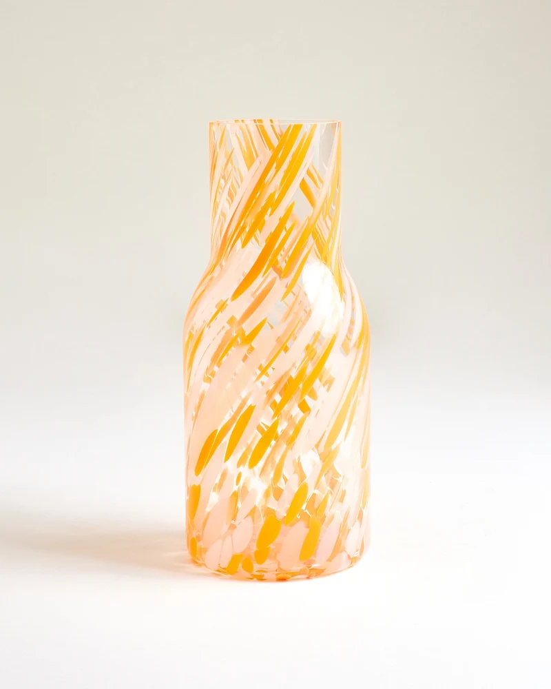 Joia Glaskaraffe drops orange