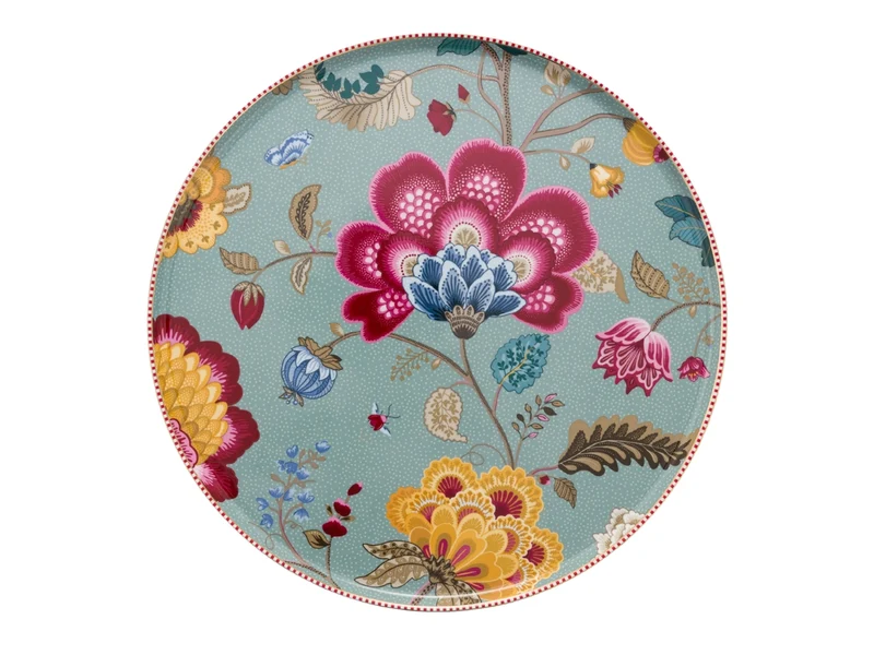 PIP STUDIO Blooming Tales Fantasy Blue Kuchenplatte 30,5cm