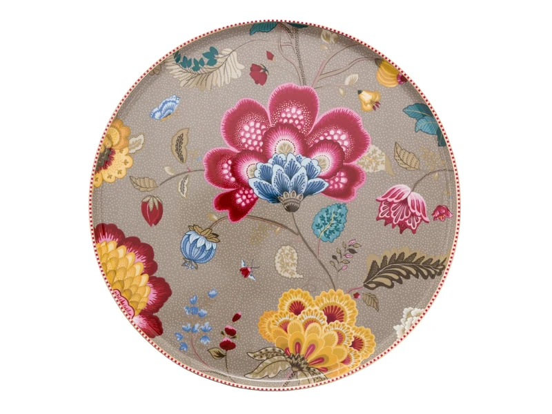 PIP STUDIO Blooming Tales Fantasy Khaki Kuchenplatte 30,5cm