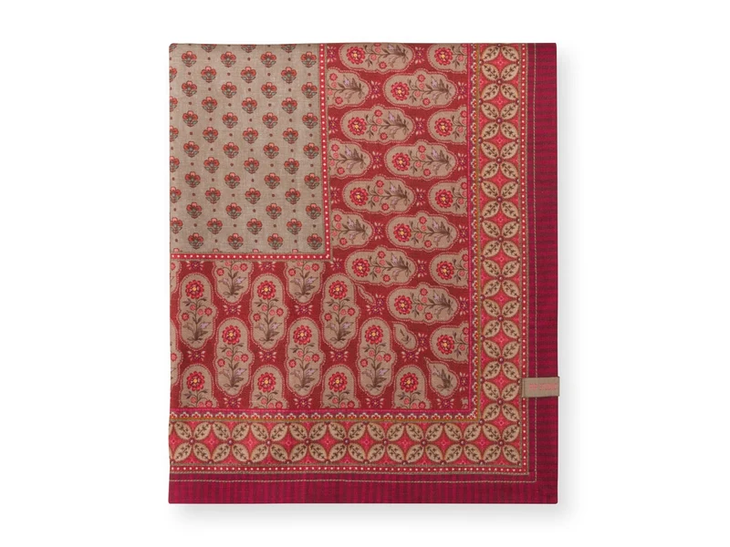 PIP STUDIO Blooming Tales Dark Red Tischdecke 150x300cm