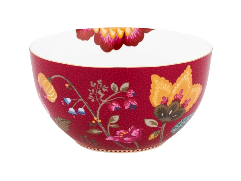 PIP STUDIO Blooming Tales Fantasy Dark Red Frühstücksset Set3