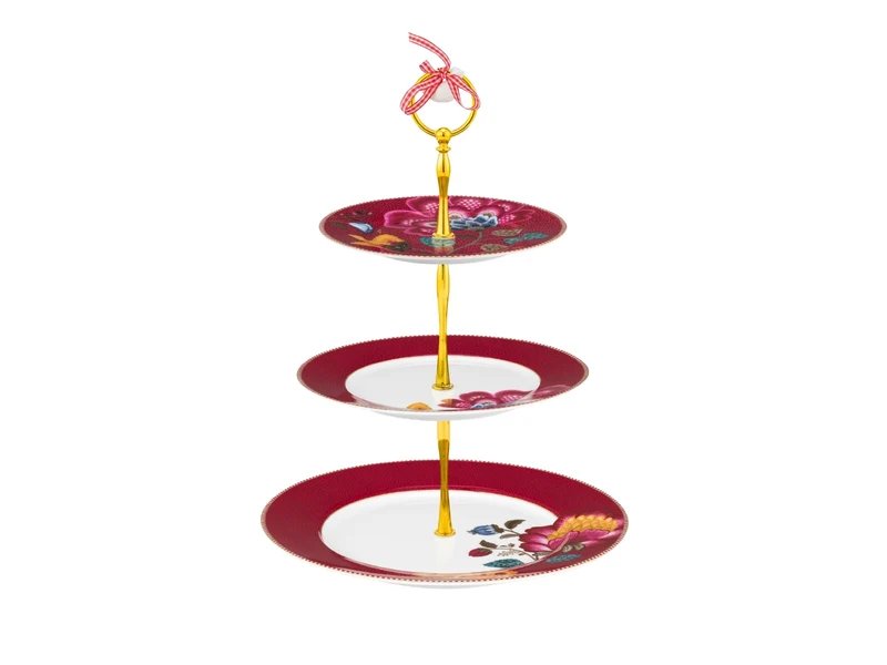 PIP STUDIO Blooming Tales Fantasy Dark Red Etagere 3tlg