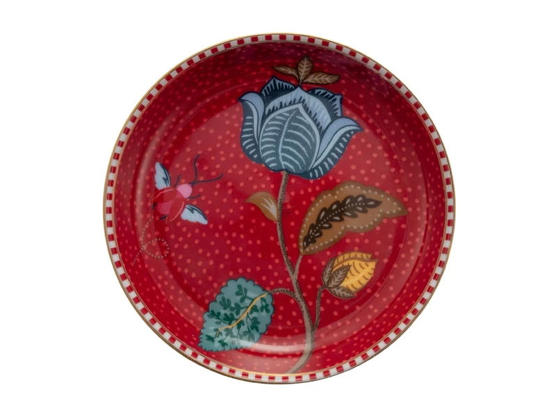 PIP STUDIO Blooming Tales Fantasy Dark Red Teebeutelablage 9cm