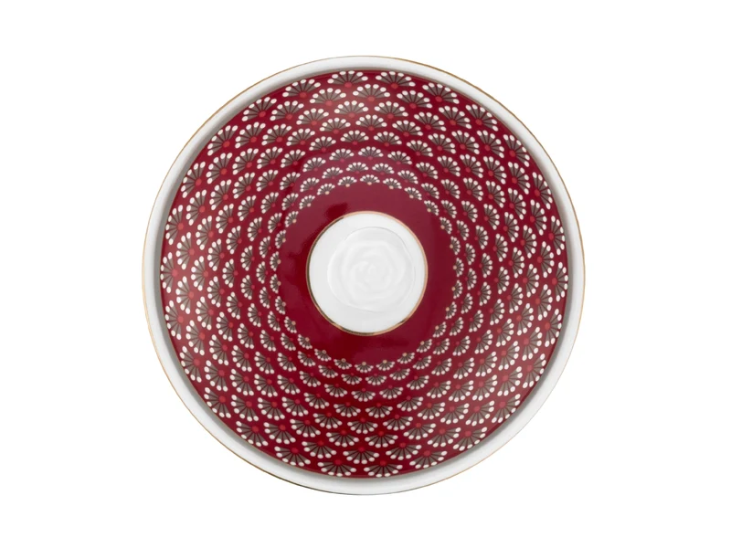 PIP STUDIO Blooming Tales Fantasy Dark Red Zuckerdose 0,3l