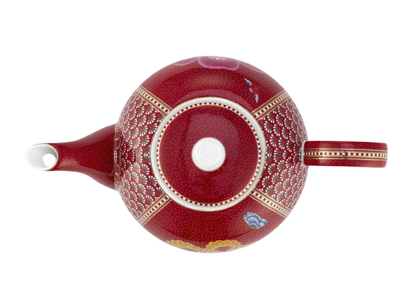 PIP STUDIO Blooming Tales Fantasy Dark Red Large Teekanne 1,6l