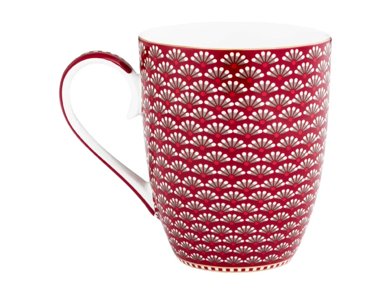 PIP STUDIO Blooming Tales Dark Red Large Henkelbecher 0,365l