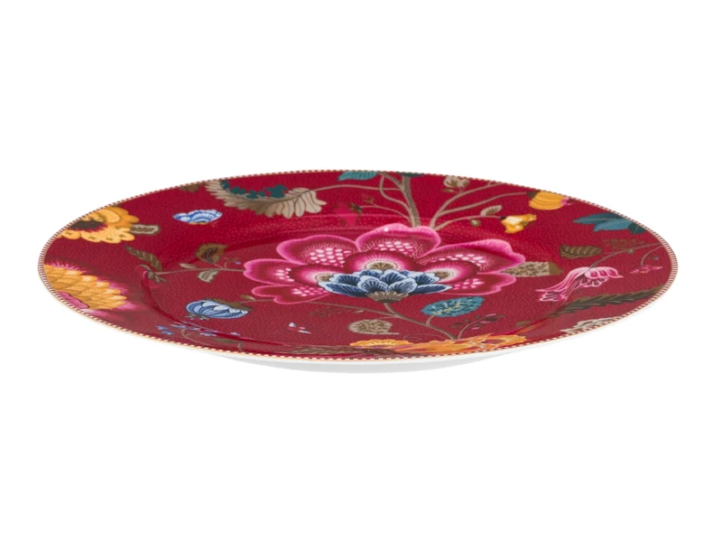 PIP STUDIO Blooming Tales Dark Red Platzteller 32cm