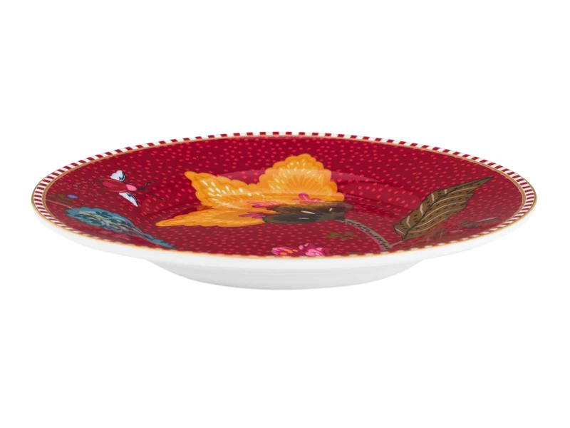 PIP STUDIO Blooming Tales Fantasy Dark Red Petit Four Brotteller 12cm