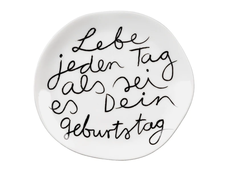räder Mix & Match Teller klein Lebe jeden Tag 14cm