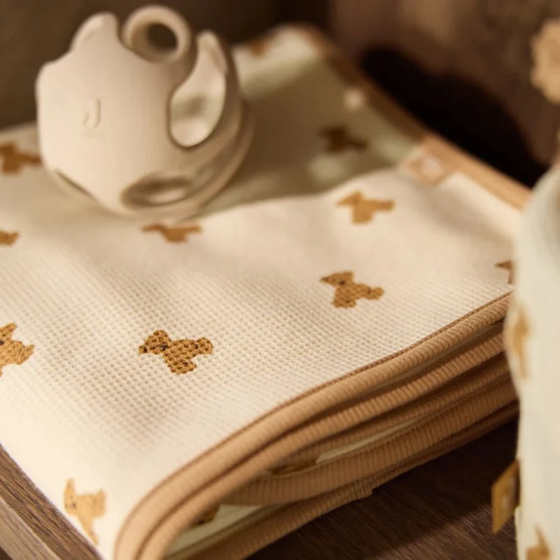 Decke - Little Waffle - Mini Teddy Bear