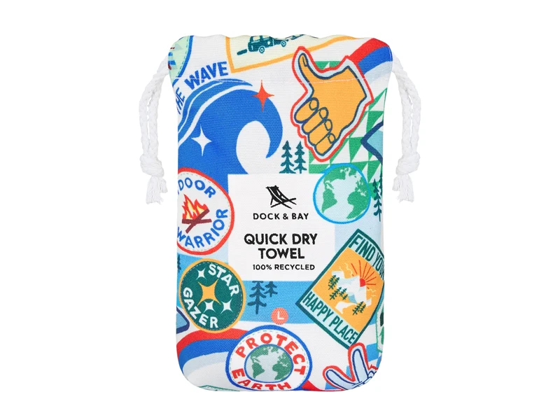 Dock & Bay Kids Beach Towel L Into the Wild 160x90cm