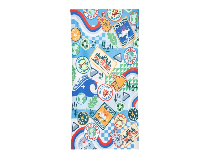 Dock & Bay Kids Beach Towel L Into the Wild 160x90cm
