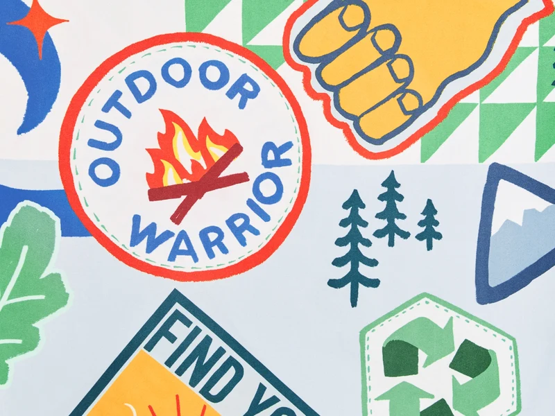 Dock & Bay Kids Beach Towel L Into the Wild 160x90cm