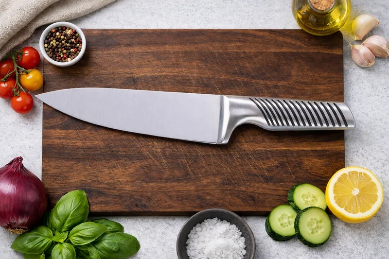 Cookinglife Kochmesser Edelstahl 34 cm - Chefmesser - Spülmaschinenfest