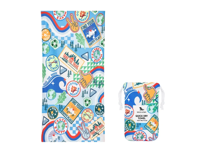 Dock & Bay Kids Beach Towel M Into the Wild 130x70cm