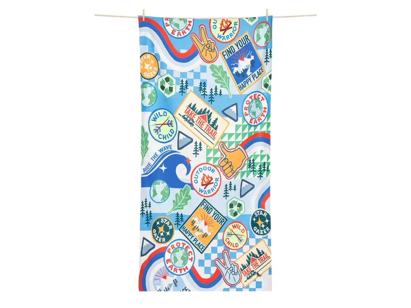 Dock & Bay Kids Beach Towel M Into the Wild 130x70cm