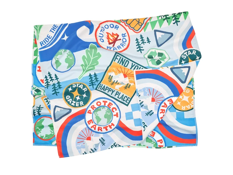 Dock & Bay Kids Beach Towel M Into the Wild 130x70cm
