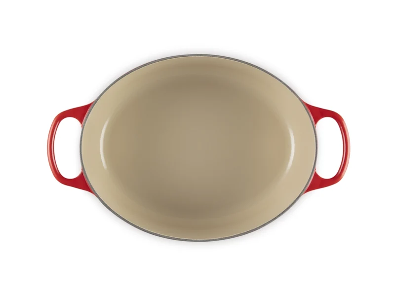 Le Creuset Bräter Signature oval kirschrot 29cm