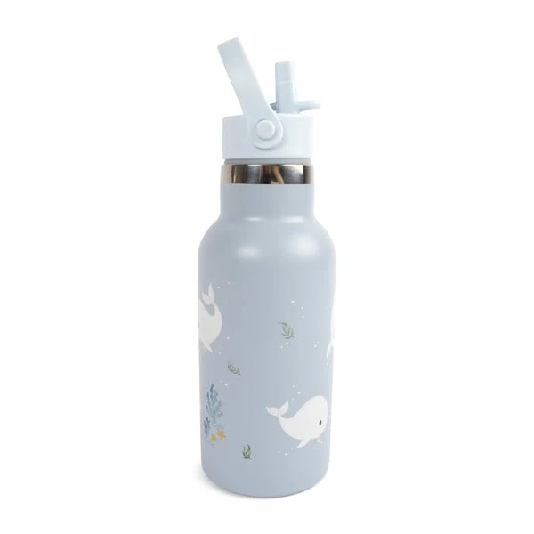 Trinkflasche aus rostfreiem Edelstahl - Christian's Whale Tales