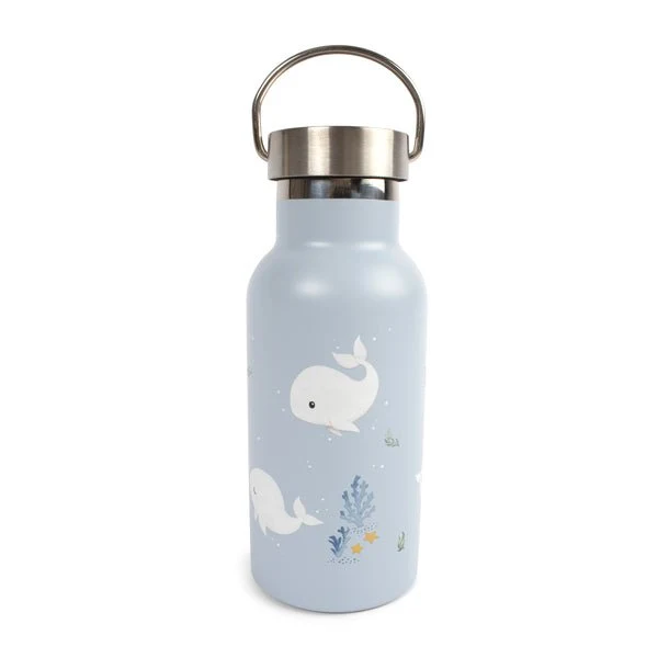 Trinkflasche aus rostfreiem Edelstahl - Christian's Whale Tales