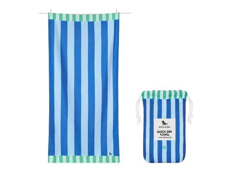 Dock & Bay Beach Towel L Blue Sky 160x90cm
