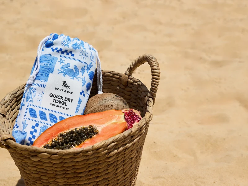 Dock & Bay Beach Towel XL Grecian Shores 200x90cm