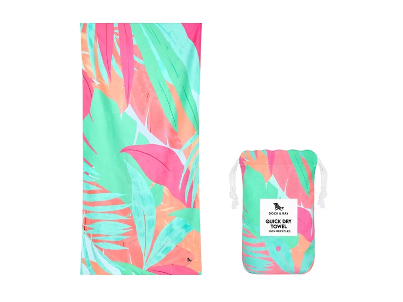 Dock & Bay Beach Towel L Hot Tropics 160x90cm