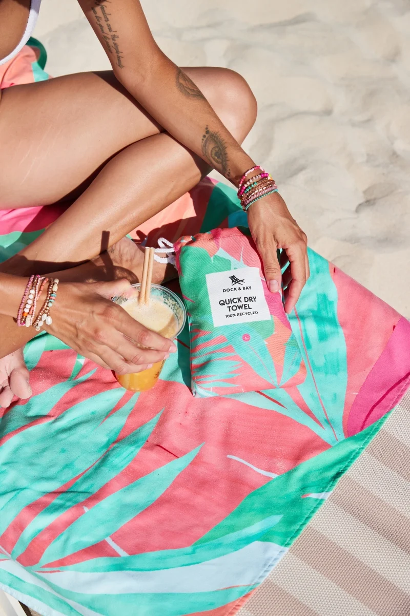 Dock & Bay Beach Towel L Hot Tropics 160x90cm