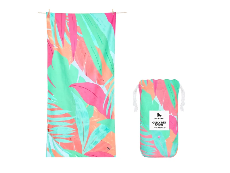 Dock & Bay Beach Towel XL Hot Tropics 200x90cm