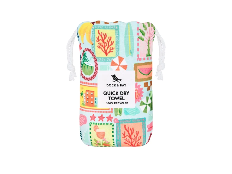 Dock & Bay Beach Towel L Wish You Were Here 160x90cm