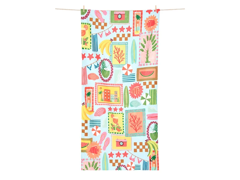 Dock & Bay Beach Towel L Wish You Were Here 160x90cm